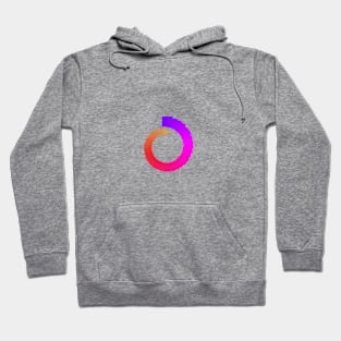 Infinity spiral purple to yellow Hoodie